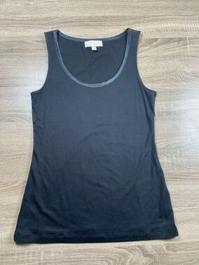 Banana Republic Black Scoop Neck Tank Top